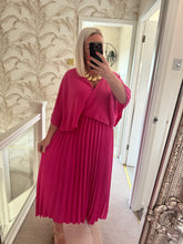 Load image into Gallery viewer, The Nikki pleated cape dress
