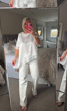 Load image into Gallery viewer, The satin lace trim t shirt
