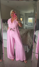 Load image into Gallery viewer, The Tie waist scarf jumpsuit
