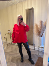 Load image into Gallery viewer, The sports luxe roll neck jumper with cable knit quilted button detailing
