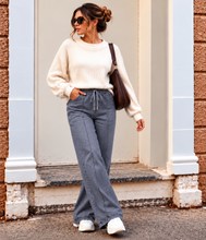 Load image into Gallery viewer, The super stretch denim pin tuck joggers
