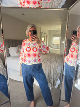 Load image into Gallery viewer, The Lottie flower crochet top
