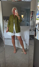Load image into Gallery viewer, The 100% cotton cheesecloth military jacket
