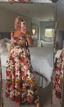 Load image into Gallery viewer, The Bora Bora tie shoulder shirred dress with pockets
