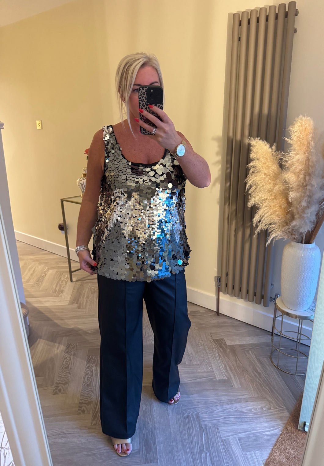 The Sequin vest top