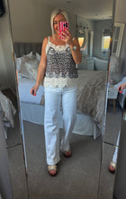Load image into Gallery viewer, The Ibiza animal print crochet cami
