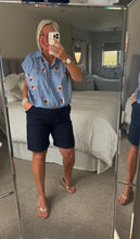 Load image into Gallery viewer, The zeta Otto striped puff hem shirt
