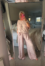 Load image into Gallery viewer, The Bora Bora crinkle palm trouser suit
