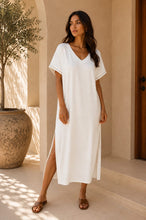 Load image into Gallery viewer, The Saints stud jersey t shirt dress
