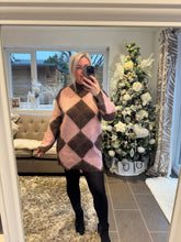 Load image into Gallery viewer, SALE The argyle knitted dress (no return on sale items)
