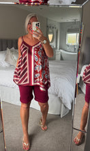 Load image into Gallery viewer, The satin strappy baroque vest top
