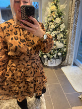 Load image into Gallery viewer, The animal print shimmer Rara dress
