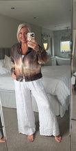 Load image into Gallery viewer, The Lightweight ombre animal print detail jacket
