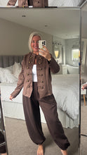 Load image into Gallery viewer, The faux suede military jacket
