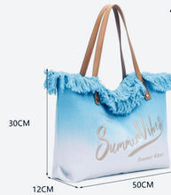 Load image into Gallery viewer, The summer vibes beach bag
