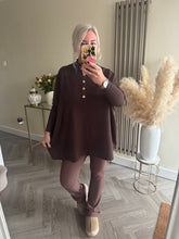 Load image into Gallery viewer, The Abbie gold button jumper
