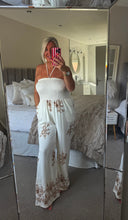 Load image into Gallery viewer, The Ibiza embroidered jumpsuit with pockets
