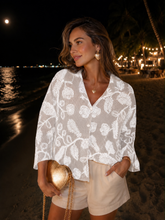 Load image into Gallery viewer, The Ibiza sparkle crochet shirt/jacket
