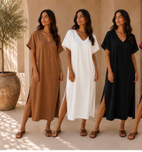 Load image into Gallery viewer, The Saints stud jersey t shirt dress

