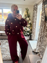 Load image into Gallery viewer, The Faith faux fur heart knit
