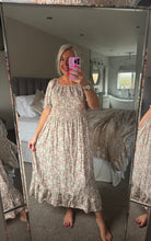 Load image into Gallery viewer, The shirred ditzy sun dress
