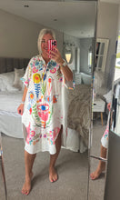 Load image into Gallery viewer, The Portofino mandala shirt dress
