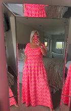 Load image into Gallery viewer, The Mandala 100% cotton shirred dress with pockets
