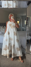 Load image into Gallery viewer, The Bora Bora embroidered maxi with pockets
