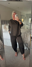 Load image into Gallery viewer, The Black label checked tracksuit
