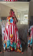 Load image into Gallery viewer, The Bali striped tie neck maxi
