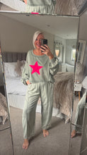 Load image into Gallery viewer, The washed look jersey star tracksuit
