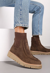 The Kara suede sock boots