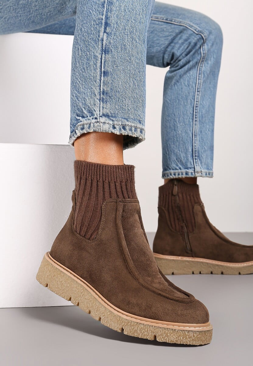 The Kara suede sock boots