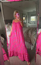 Load image into Gallery viewer, The Nissi striped cotton sun dress
