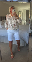 Load image into Gallery viewer, The Palma silk embroidered sheer jacket
