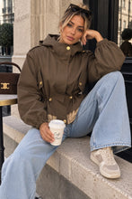 Load image into Gallery viewer, The Margot rouched Mac in chocolate
