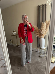 SALE The striped linen trousers with pockets (no return on sale items)
