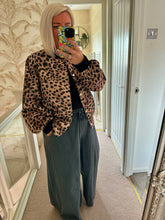 Load image into Gallery viewer, The animal print bomber jacket
