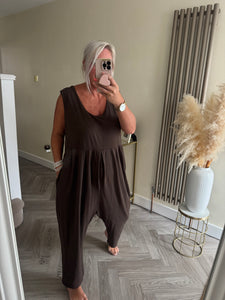 SALE The jersey harem jumpsuit with pockets (No return on sale items)