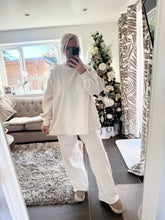 Load image into Gallery viewer, The Libby gold button trouser suit with pockets
