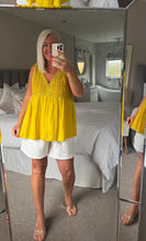 Load image into Gallery viewer, The Bora Bora embroidered vest top
