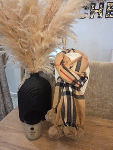 The London check scarf