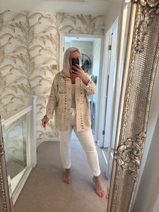The crochet jacket