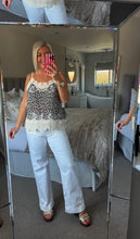 Load image into Gallery viewer, The Ibiza animal print crochet cami
