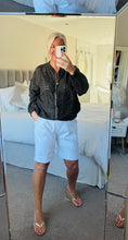 Load image into Gallery viewer, The 100% cotton Broaderie anglais zip jacket
