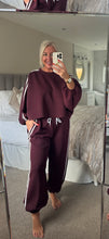 Load image into Gallery viewer, The sports luxe jersey stripe tracksuit

