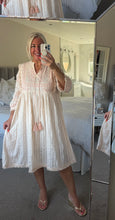 Load image into Gallery viewer, The Bora Bora tassel fringe dress in peach
