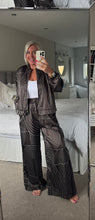 Load image into Gallery viewer, The satin abstract trouser suit
