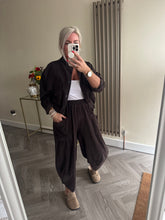 Load image into Gallery viewer, The needle cord cocoon bomber jacket co ord
