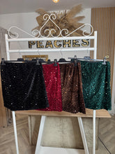 Load image into Gallery viewer, The Tiggy velour sequin skirt
